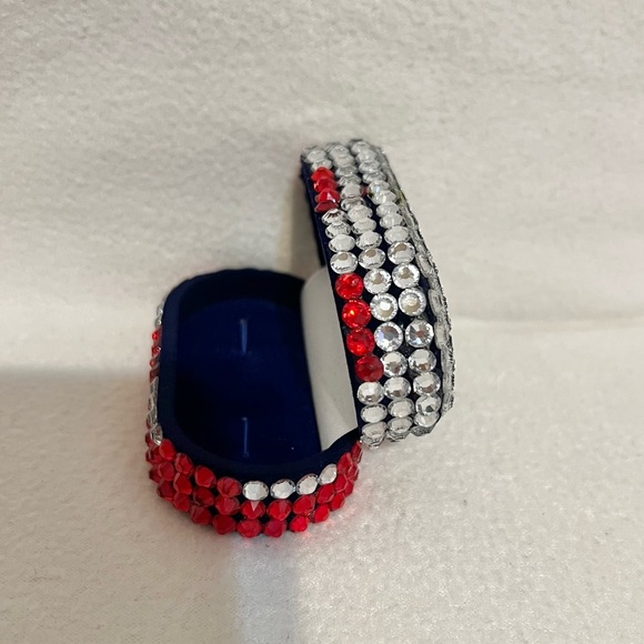 ❤️Handmade Embellished Earrings Jewelry Box❤️ - Picture 4 of 6